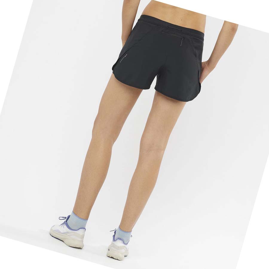 Bermudas Salomon CROSS 2IN1 Mujer Negros | MX 2342LIS